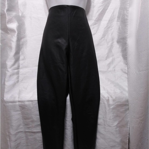 Smooth Fitting BLACK Vegan Leather PANTS L by A NEW DAY - Picture 3 of 11